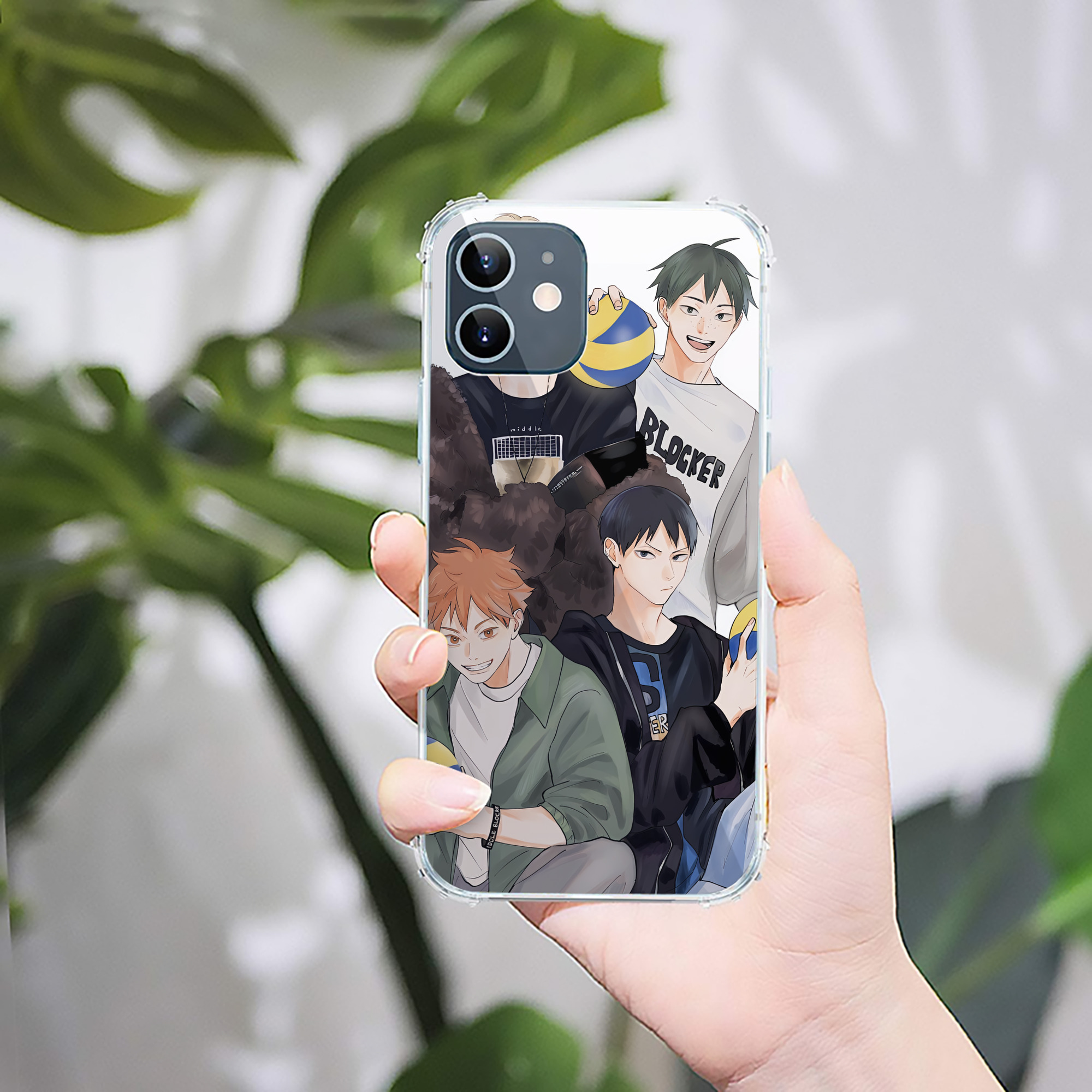 （画像用） ハイキュー!! Haikyu!! 【iPhone 12シリーズ対応】透明スマホケース（クリアソフトケース）